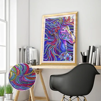 

Diamond Painting cartoon Animals Partial Special Shaped Diamond Unicorn DIY 5D Mosaic Cross Stitch Kits Crystal Rhinestone Arts