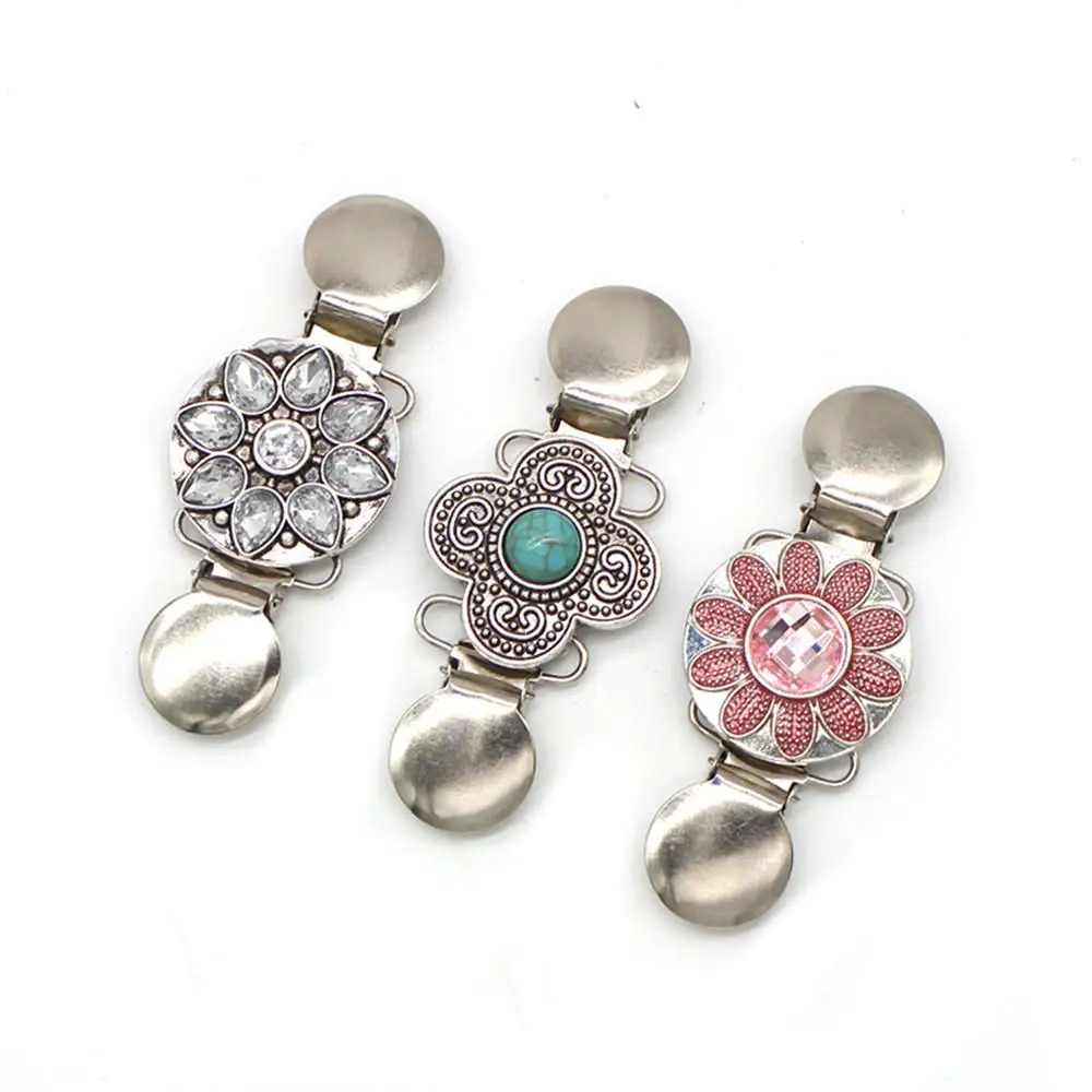 Sewing Clips Garment Clips Clothes Clips 1 Pcs Retro Clothing Windbreaker Shawl Clip Ladies Anti-fade Sweater Clip Connecting Button Fashion Brooch Accessories