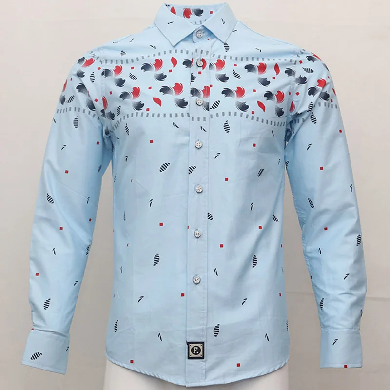 Рубашка с вышивкой camisa masculina, мужские рубашки с длинным рукавом, хлопковые рубашки для мужчин, рубашки для мальчиков