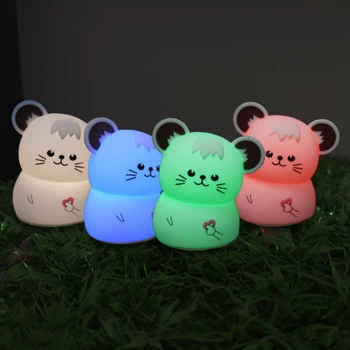 

silicone led lamp Night light Touch Sensor lamp silicone cat lamp baby motion lamp led mood light lamp gift For baby kids