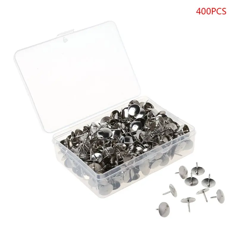 Push Pins 400pcs Metal Thumbtack Drawing Pins Cork Board Photo Wall Map Markers