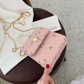 

2020 louis beautiful girl embroidery luxury handbags women bags designer crossbody tote channels handbags and purses pink bag