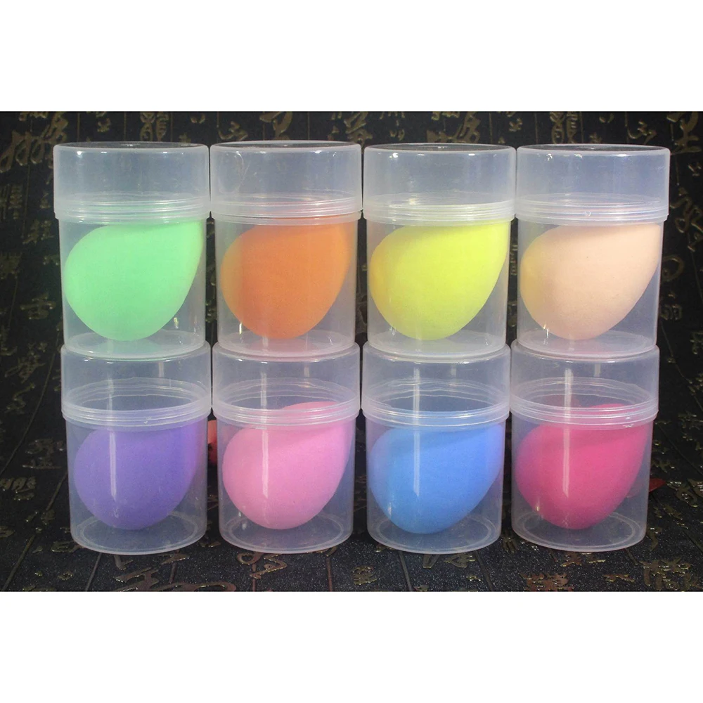 

1PC Water Drop Shape Cosmetic Puff Makeup Sponge Smooth Makeup Foundation Powder Puff Beauty With Box Eponge