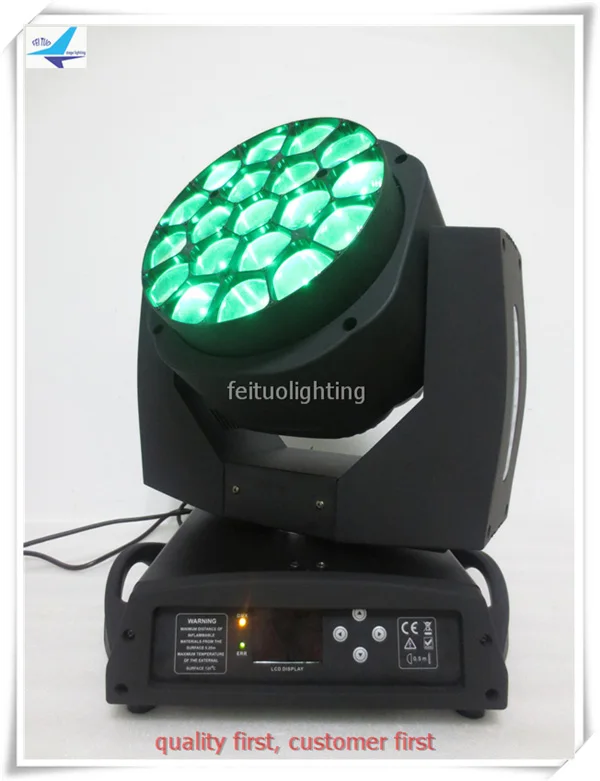 Bee Eye Lyre луч Led Moving Head Zoom Wash 19x15 Вт Rgbw 4в1 большой Bee Eye k10 Вращающаяся головка Mac Aura b Eye Dmx сценический светильник