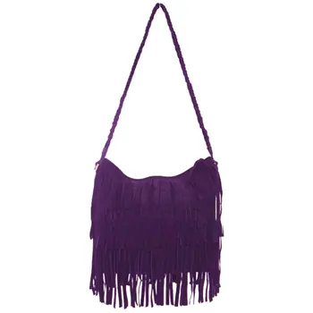 

New Tassel Bags Women Messenger Bags Retro Handbags Faux Suede Shoulder bags Crossbody Women Leather Handbags Bolsa Feminina