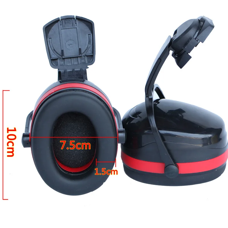 

Earmuffs With Safety Helmet, Sound Insulation, Noise Reduction, Protection, Earmuffs, Bags, Labor Insurance Headphones, Study Ea