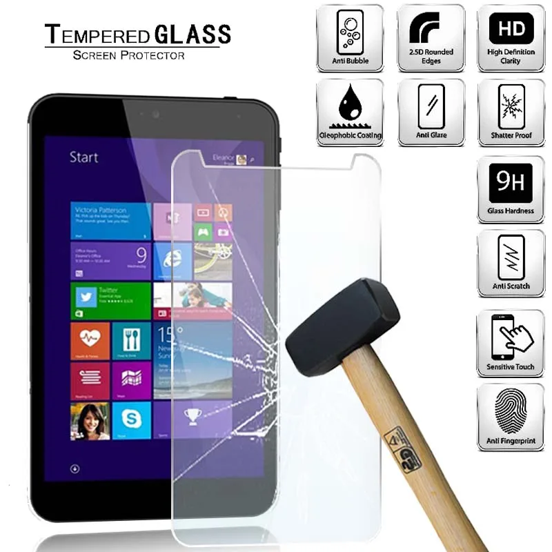 

Tablet Tempered Glass Screen Protector Cover for Linx 7 Anti-Screen Breakage Anti-Scratch Tablet Computer Tempered Film