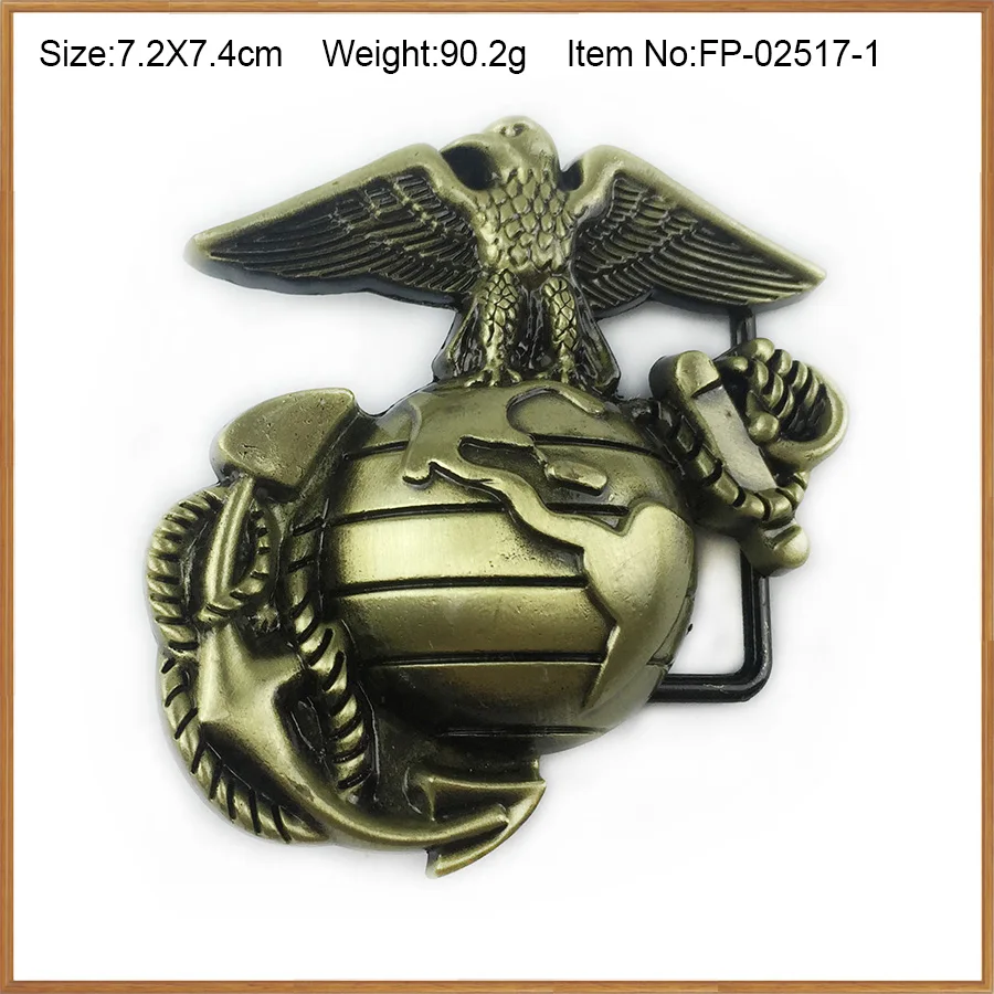 バックルクロスルブ亜鉛合金レトロusマリンシシュリフバックル