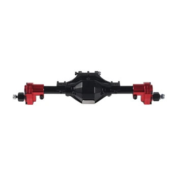 

Aluminum CNC Anodized Full Rear Portal Axle for 1/10 RC Crawler Car Axial SCX10 II 90046 90047 Upgrade Parts Black and Red