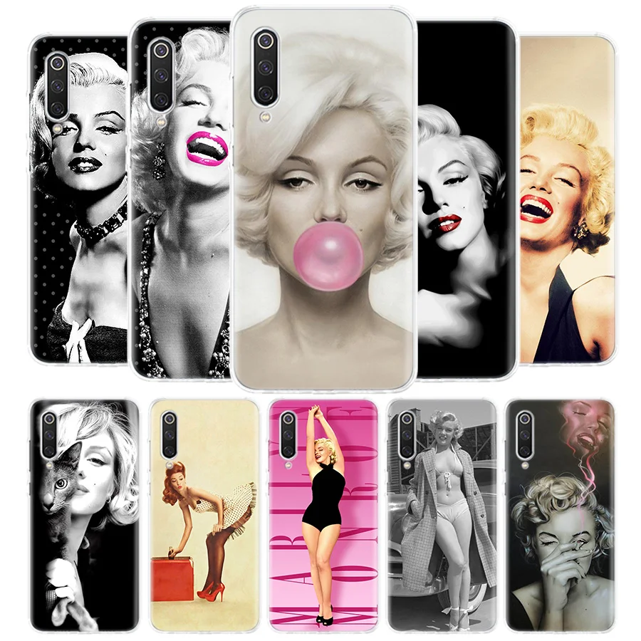 Marilyn Monroe Pin Up Girl Cover Phone Case for Xiaomi Redmi Note 9S 10S 11 10 9 8 Pro 8T 7 9A 9C 9T 11T 11S 7A 8A 5 Luxury | Мобильные