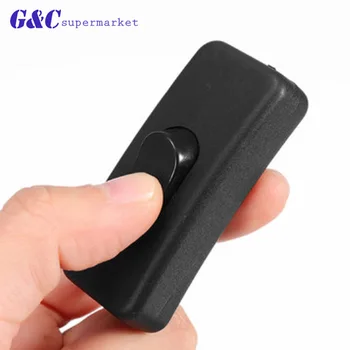 

10pcs ON/OFF Inline 303 Switch Inline Table Lamp Desk Light Cord Cable Push Button Switch 110-250V 2A diy electronics