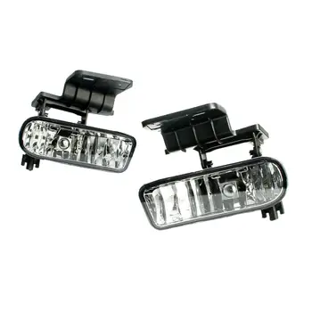 

Clear Lens Fog Lights 1 Pair Car Modified Fog Lights Driving Lamps Black Shell for Car Replacement Fog Lamp