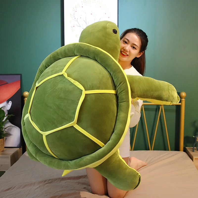 Cute Ocean Sea Turtle Plush Turtle Toy Stuffed Animal Doll Cushion Pillow Kids - 55Cm