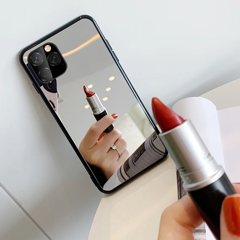 Для iPhone 11 Pro Max 8 7 6 6s Plus чехол покрытие зеркальная акриловая задняя оболочка чехол для телефона для iPhone 11 Pro Max X XS XR XSmax