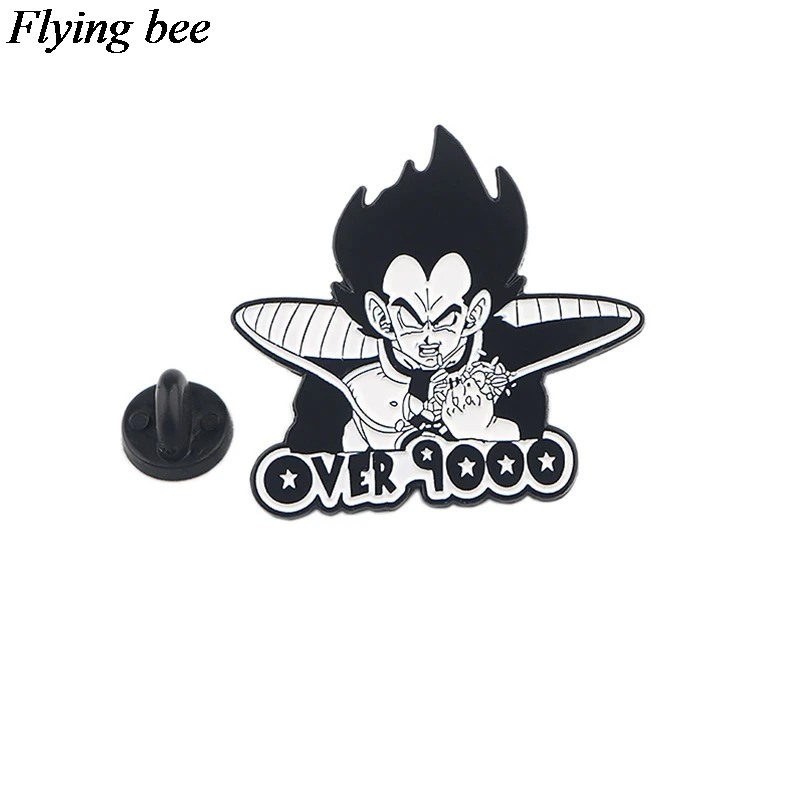 Flyingbee мяч Дракон аниме брошь мультфильм эмалированные булавки для рюкзаки для женщин и мужчин булавки Индивидуальность Дети булавка Шарм ювелирные изделия X0570