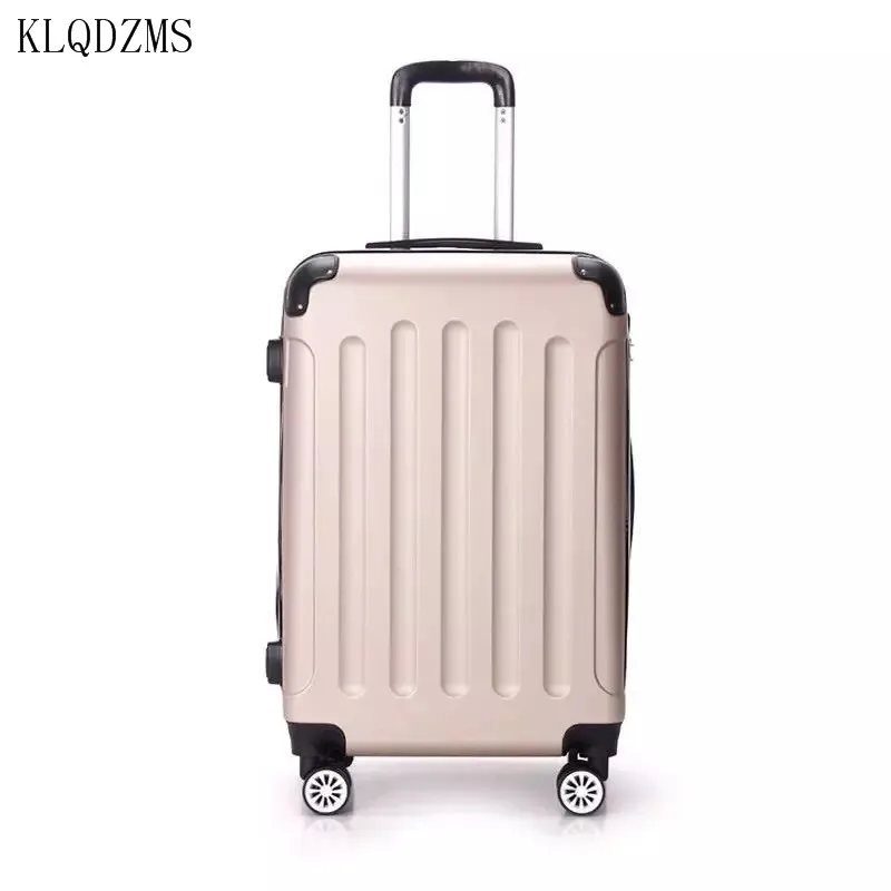 KLQDZMS Новая мода ретро 2" 24 дюймов багаж на колёсиках Спиннер бизнес сумка для путешествий чемодан брендовая сумка на колесиках