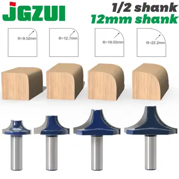 

1PC 1/2" Shank 12mm shank high quality Round Over Router Bit Set 3/8,1/2,7/8,3/4, Radius Tenon Cutter for Woodworking Tools