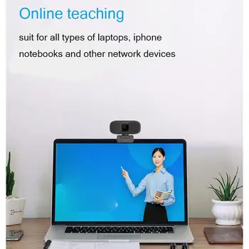 

NEW 720P HD Mini Computer Webcam Anti-peeping Rotatable Adjustable Free Drive Camera For Live Broadcast Video Conference Work