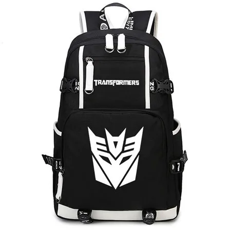 Style35 Трансформеры детский школьный рюкзак мультфильм аниме шаблон рюкзак модный основной школьный водонепроницаемый полиэстер большой рюкзак - Цвет: Style35