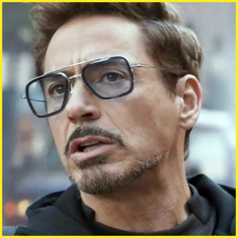 HJYBBSN, новые мужские солнцезащитные очки Tony Stark, высокое качество, Железный человек, солнцезащитные очки, модные, винтажные, цветные, Okulary Gafas Ge Sol Hombre