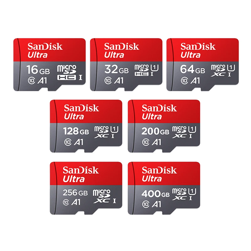 Карта памяти SanDisk Micro SD 16 ГБ 32 ГБ MicroSD TF карта 64 Гб 128 ГБ флеш-карты 200 ГБ 256 Гб класс 10 Micro SD карта