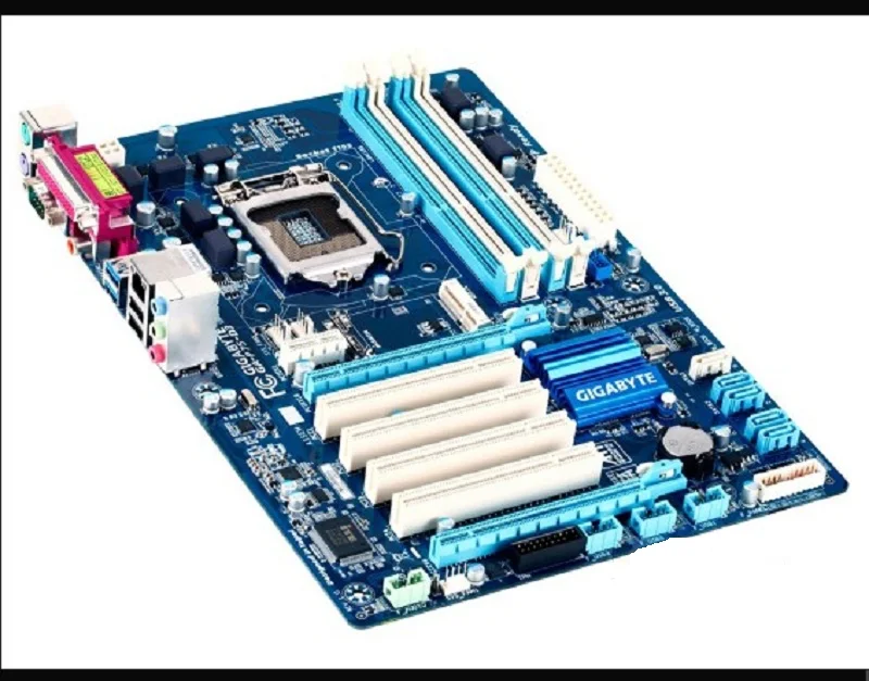 Gigabyte GA-P75-D3 оригинальная материнская плата LGA 1155 DDR3 USB2.0 USB3.0 SATA3 P75 D3 32GB Intel B75 22nm настольная материнаская плата Б/у