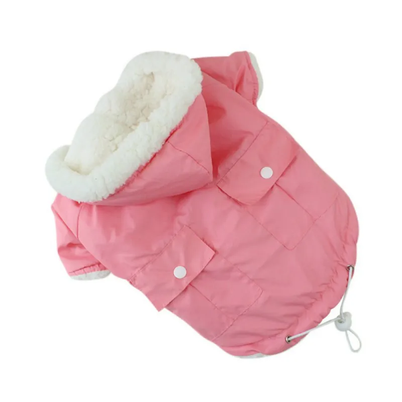 

Warm Clothes For Dogs Winter Small Dog Coat Jacket Hooded Cat Puppy Chihuahua Yorkie Pet Dog Clothing Ropa Para Perros S M L XL