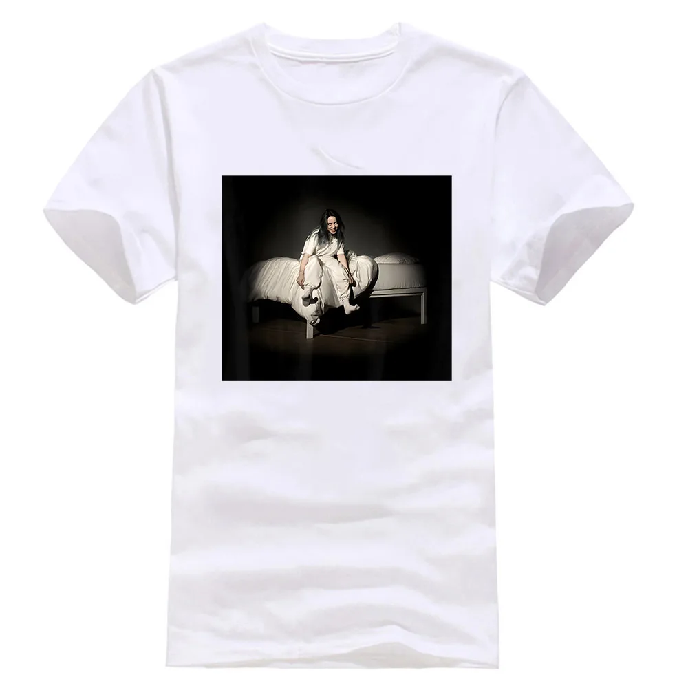 Черная футболка Billie Eilish Sweet Dreams S 3Xl Подарочная футболка на день рождения - Цвет: Белый