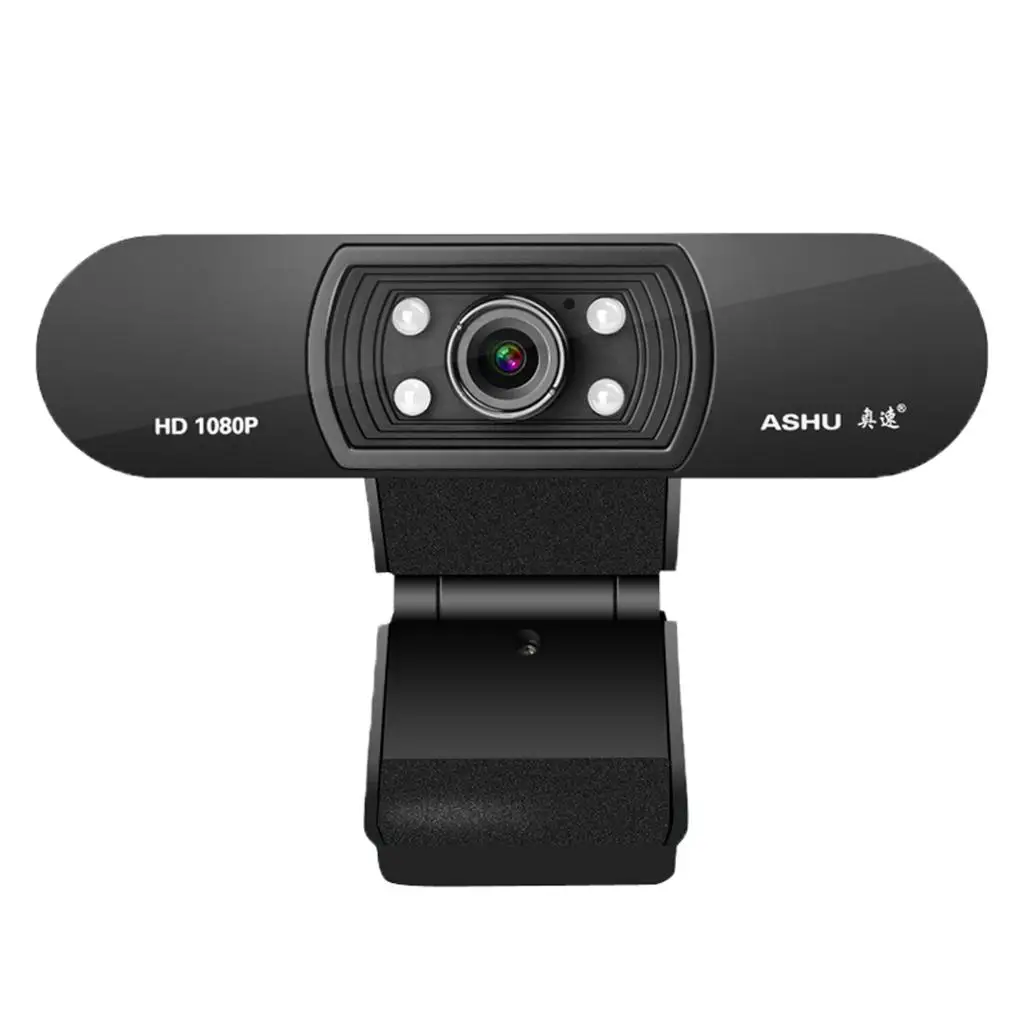 PC Webcam 1080P USB HD Camera for Online Teaching/Business Meeting, Compatible with Computer Desktop Laptop