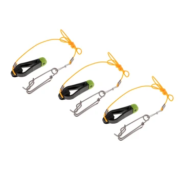 

Perfeclan 3pc Power Grip Plus Downrigger Line Release Clips with 42cm Leader