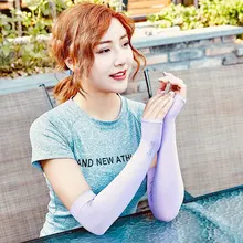 AAA четырехполосный Gauzing лед рукав Лето Южная Корея Защита от солнца Chinlon вискоза манжета вынос всадник только на открытом воздухе езда