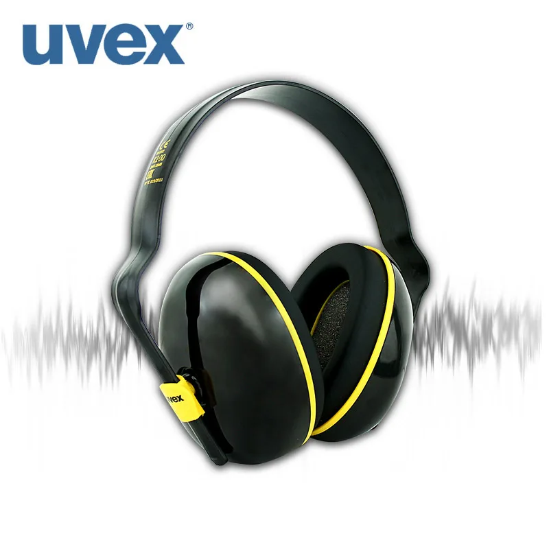 

UVEX Noise Reduction Ear Protection SNR 28DB Professional Earmuffs Safety Adjustable Hunt Shooting Study Sleeping Earphone Quiet
