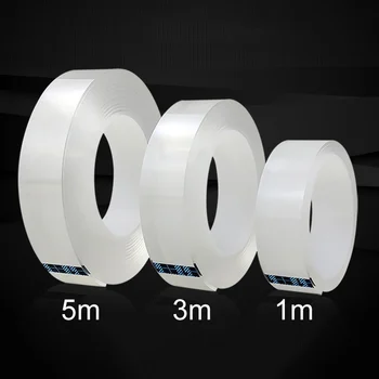 

Double-Sided Adhesive Gel Tape Pads Non-Slip Removable Sticky Strips Washable Multifunction Nano Traceless Tape