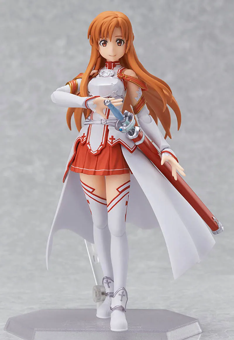 Hot Action 15cm Anime Sword Art Online Asuna SAO Figure PVC 6" Collection Hobby Movable Movie Model Doll Best Gift Cosplay Toy