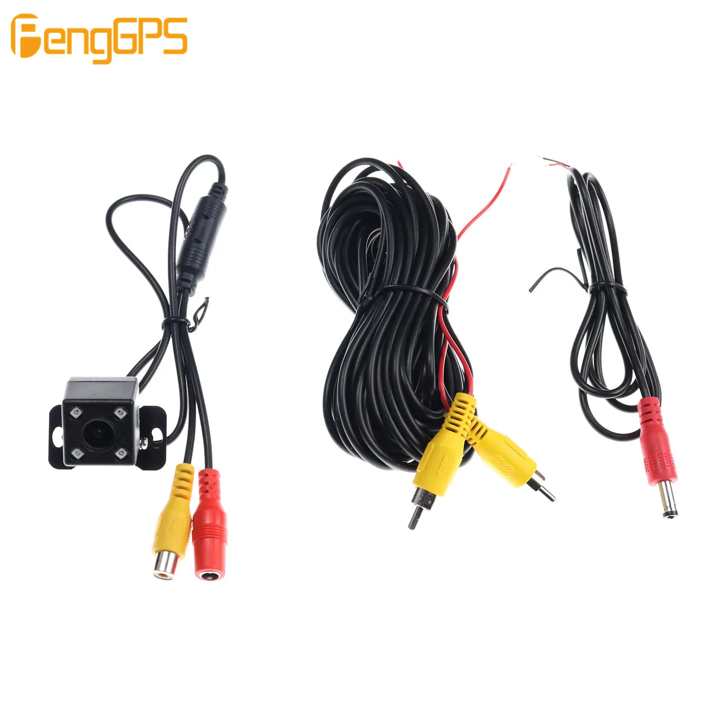 Водонепроницаемая 4 Светодиодная камера ночного видения заднего вида