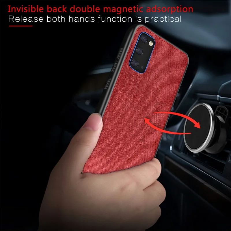 Чехол из ткани Мандала для Samsung S20 FE Ultra S10 S9 S8 Plus S10E Note 10 A11 A41 A20 A30 A50 A70 A51 A71 A81 A91