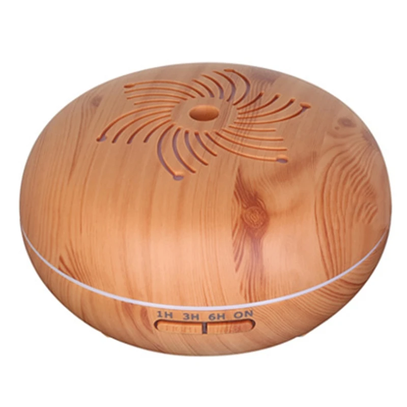 550Ml Remote Ultrasonic Humidifier With 7 Color Led Lights Electric Aromatherapy Essential Oil Aroma Diffuser With Us Plug