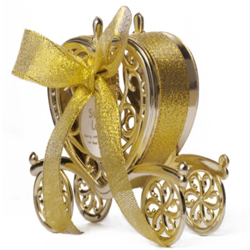 100 шт. новая свадебная пластиковая коробка для Карета-тыква Подарочная ручной