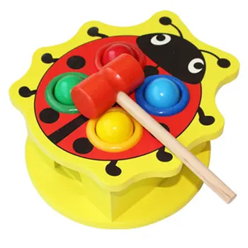 

Children's Educational Toys Wooden Beat Small Box Baby Beats Toys Children's Puzzle Early Education Beat Toys