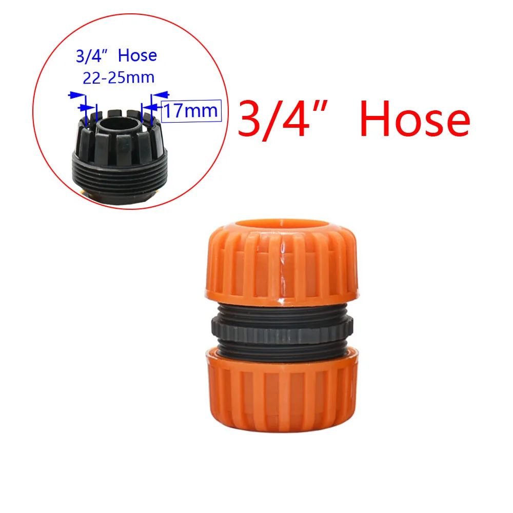 1/2 3/4 1 Inch Garden Hose Quick Connector 32/20/16mm Pipe Reducing Connector Stop Water Joint Irrigation System Adapter