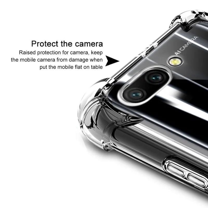 Прозрачная подушка безопасности для Oppo Realme X 3 Pro прозрачный бронированный чехол