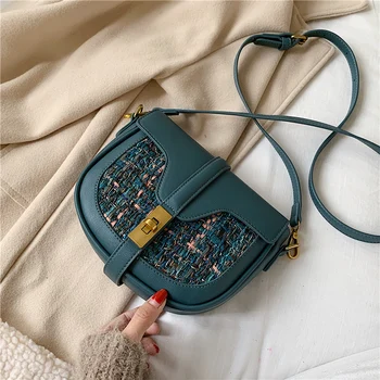 

Retro Saddle Bag PU Leather Shoulder Bag Fashion Crossbody Bags For Girls High Quality Women Messenger Bags Bolsa de hombro