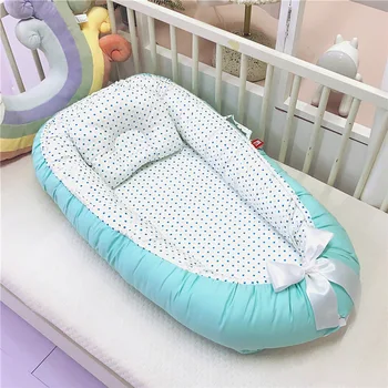 

Babies bed Cotton Foldable and removable portable anti-pressure baby bed mosquito net babi bassinet bumper travel beds 1T child