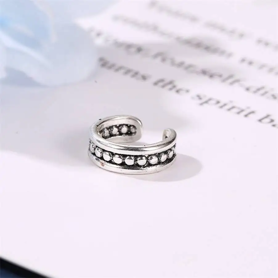 CB 1cm Silver 1 шт., панк, стальная клипса для ушей, кисточка, цепочка, серьги, крест, подвески, Кафф для ушей, хип-хоп, для женщин, мужчин, серьги, ювелирное изделие, черный, серебряный цвет - Окраска металла: CB 1cm Silver