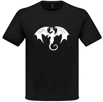 

Dragon T-Shirt S-XXL Mens Womens Fantasy Mythical White Black