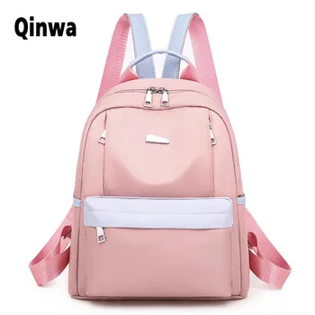 

Women bags 2020 new wild retro fashion zipper ladies backpack high quality Oxford school Multifunction bag for young bags hot