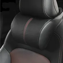 Память хлопок Авто подголовник шеи отдыха безопасности сиденья Поддержка автомобиля голова Подушка-подголовник для шеи Подушка автомобильный стиль аксессуары