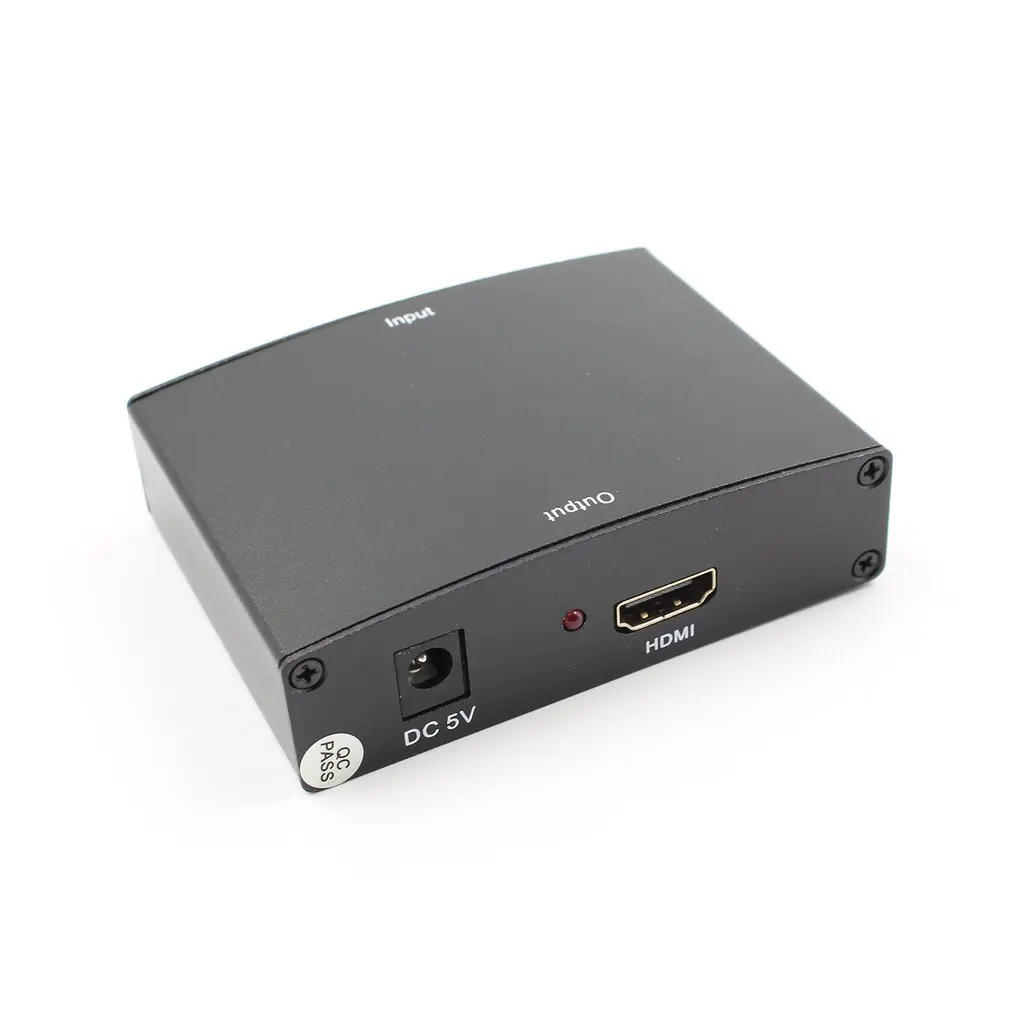 Профессиональный YPBPR к HDMI конвертер легко использовать AV видео аудио HDCP YPbPr/RGB+ R/L аудио к HDMI конвертер адаптер