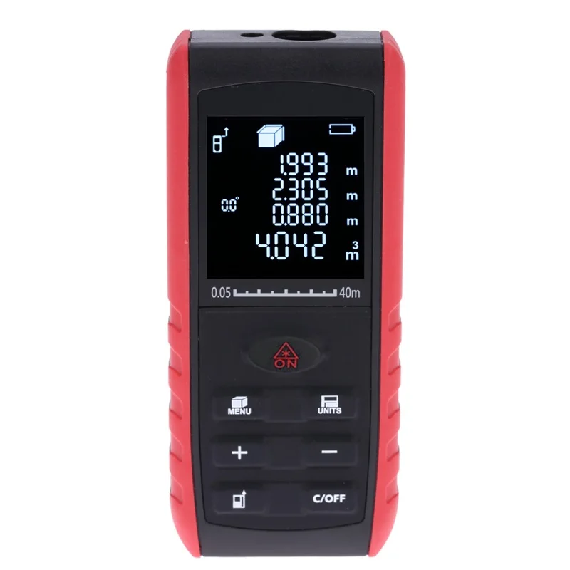 Handheld Digital Laser Distance Meter Measure Tape Range Finder 40m or 60m