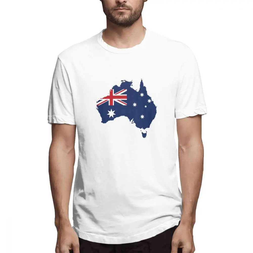 

Men T-Shirts Summer Men's Short Sleeve T-shirt Casual Cotton Australia Pride printing t shirt men tee shirt Fun 5XL